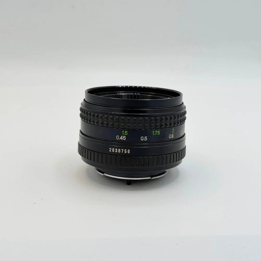 Minolta MD Rokkor-X 50mm f1.7 Prime Lens with Hoya 55mm UV Filter Japan